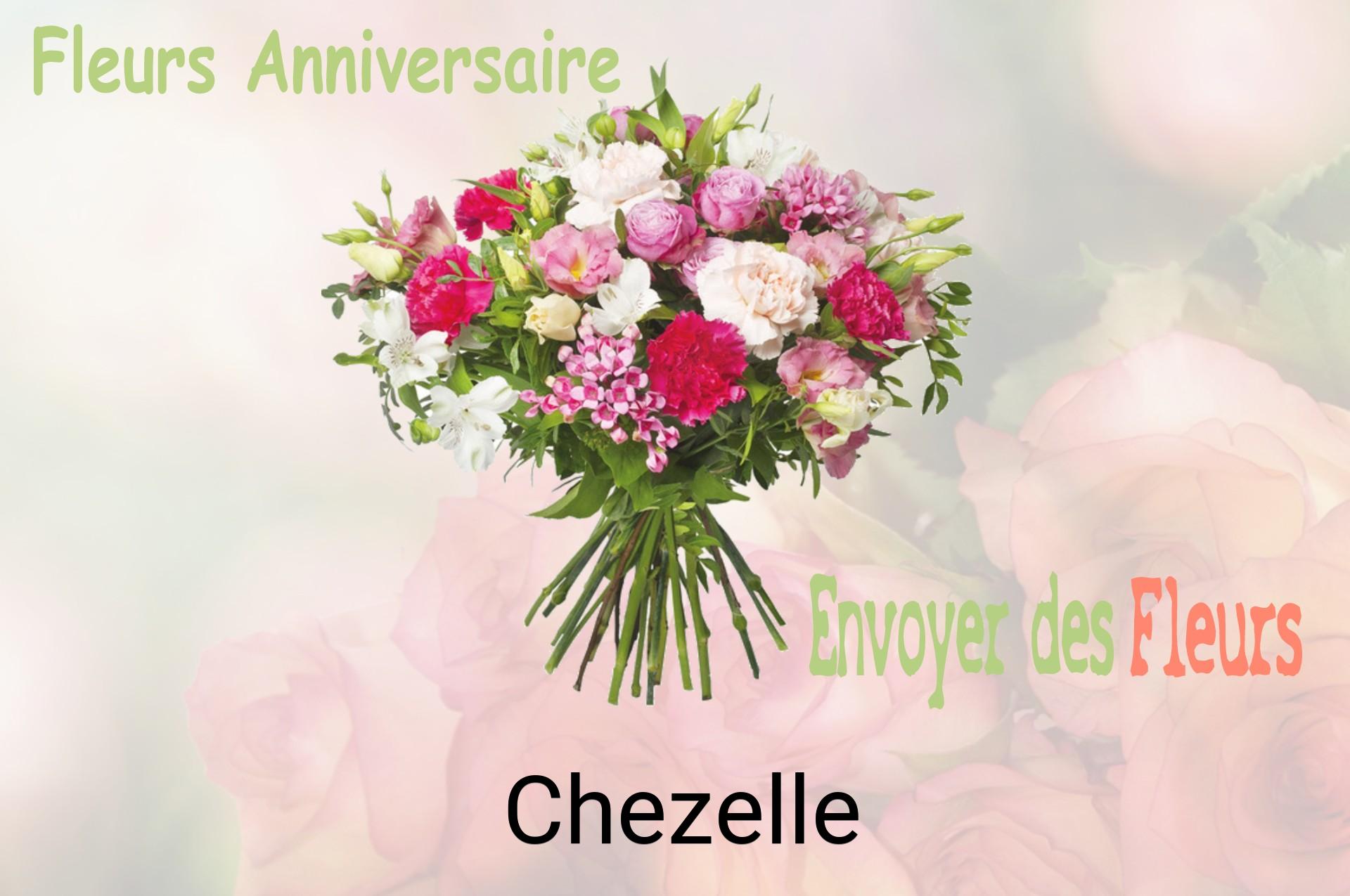 Bouquet de fleurs d’anniversaire livré à Chezelle